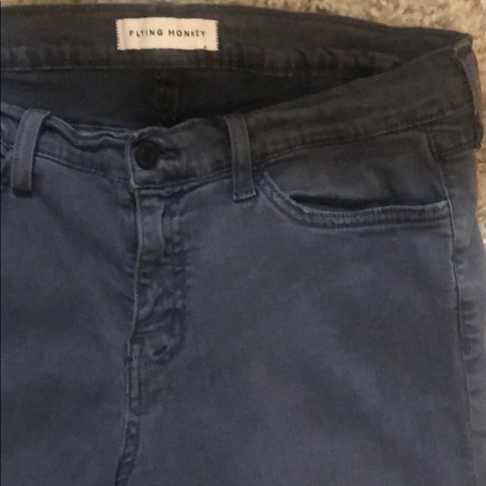 Dark grey wash Flying Monkey Skinny Jeans